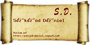 Sükösd Dániel névjegykártya